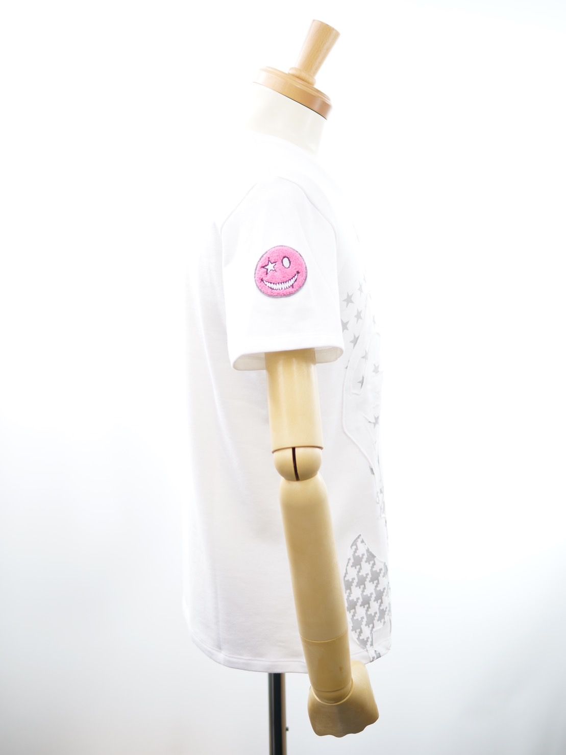 【パッチワークで表現】 Art Tシャツ / WHITE / ハンドメイド / アートTシャツ