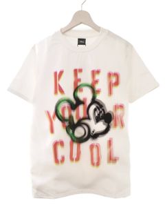 【3Dミッキーデザイン】 TR-050 /アートTシャツ / ディズニーライセンス  / WHITE / ユニセックス