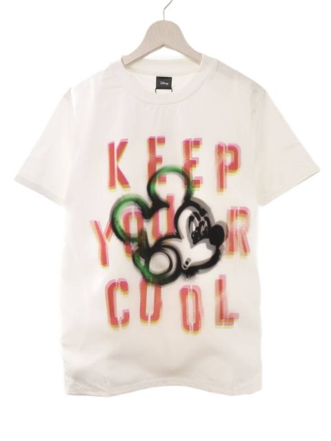 【3Dミッキーデザイン】 TR-050 /アートTシャツ / ディズニーライセンス  / WHITE / ユニセックス