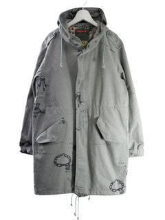 【アートファッション】 モッズコート / ベージュ /  アートブランド / ユニセックス /フィッシュテールパーカー/ M-51