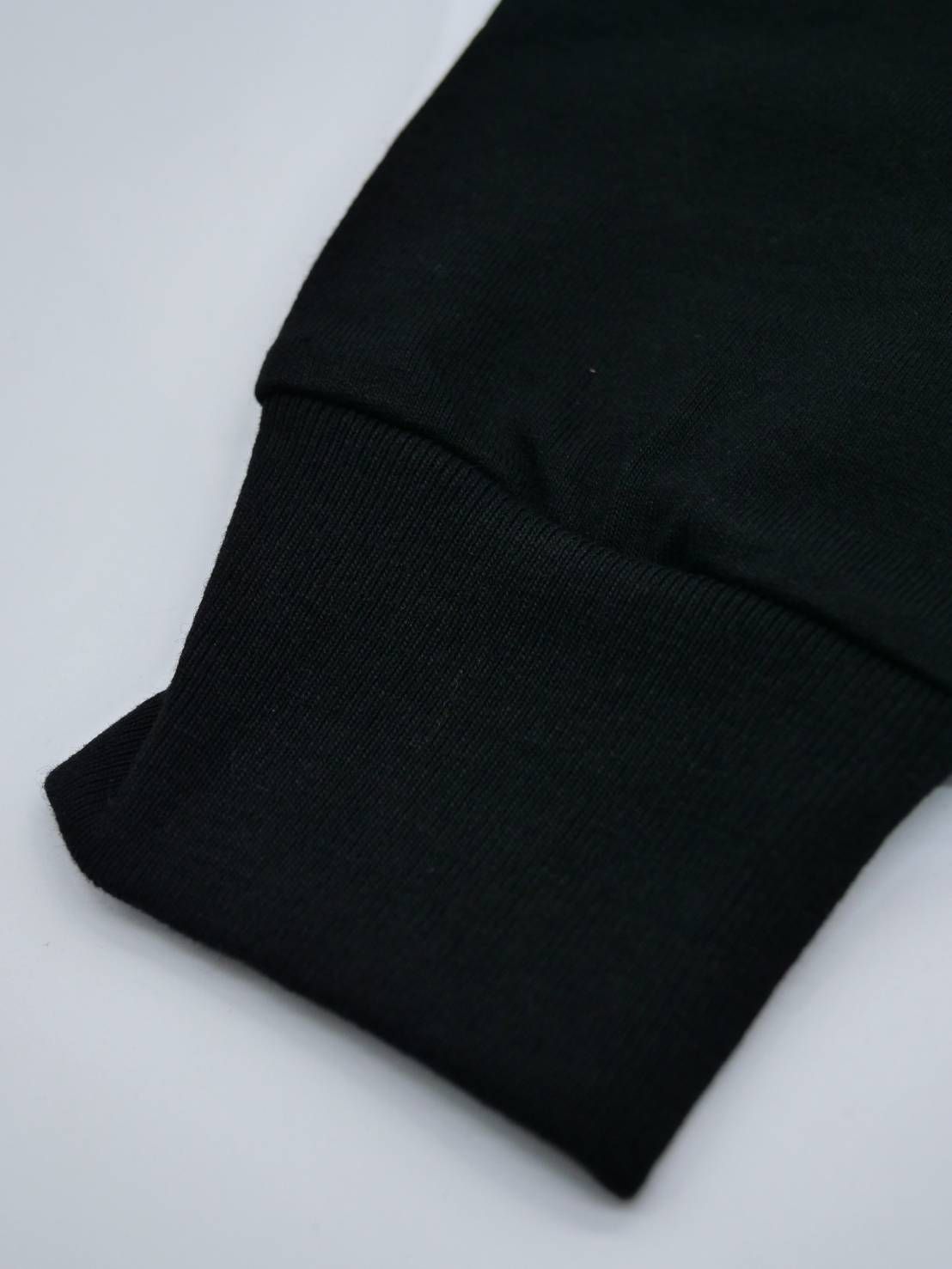 「リメイクTシャツ」 ロンTリメイク / KISS MY PATCHワッペン / BLACK / ユニセックス / usaコットン tシャツ