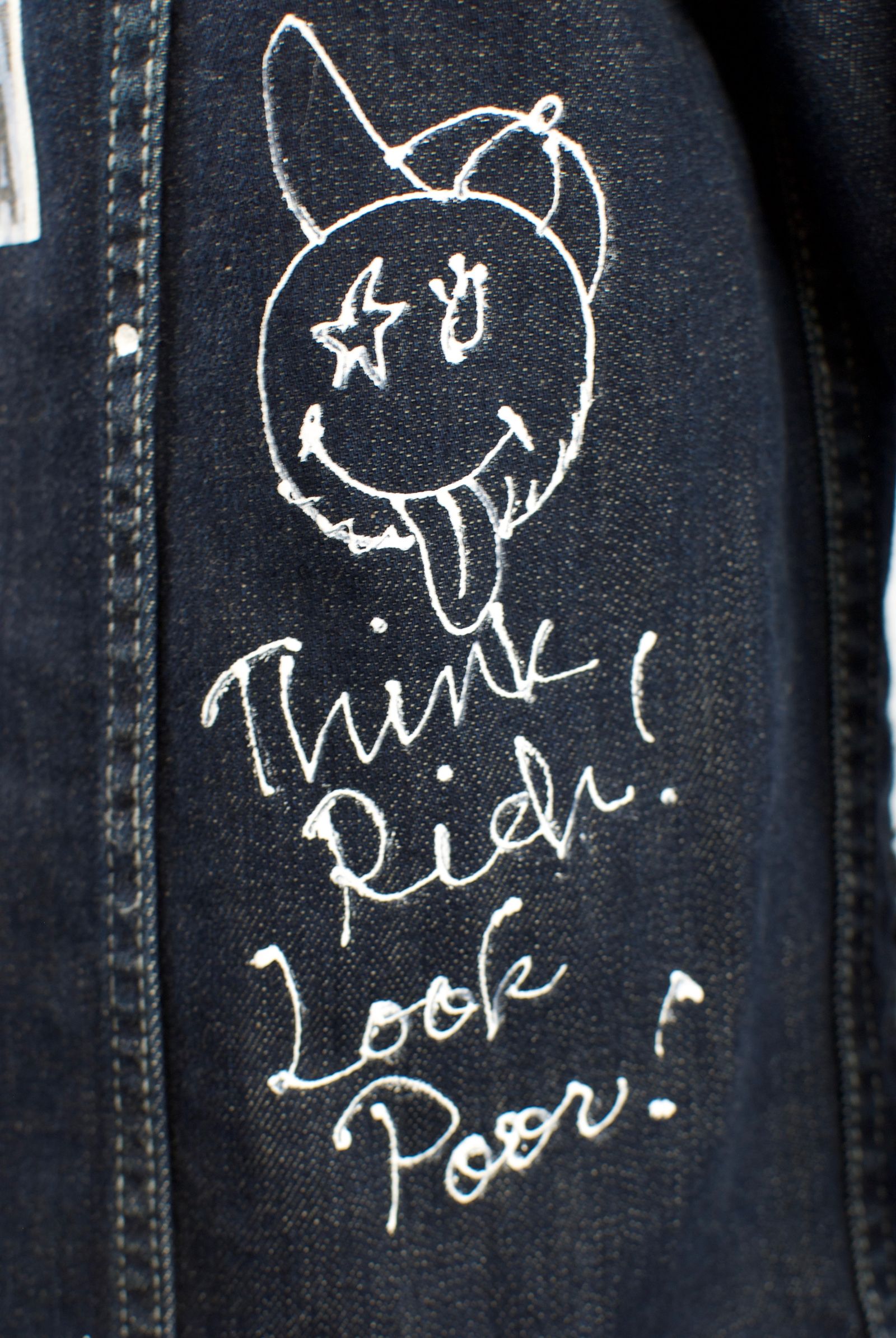 ONE-519 DENIM JACKET  / デニムジャケット /  Hand Made / ハンドメイド  / ハンドペイント