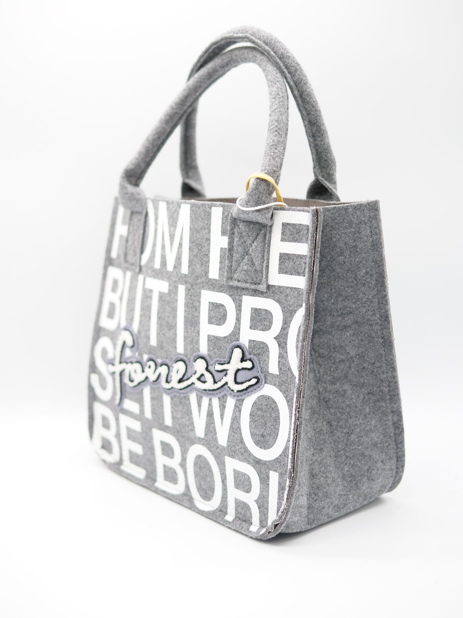 ONB-005W  / FELT MINI TOTO BAG / トートバッグ / ハンドメイド / MADE IN JAPAN