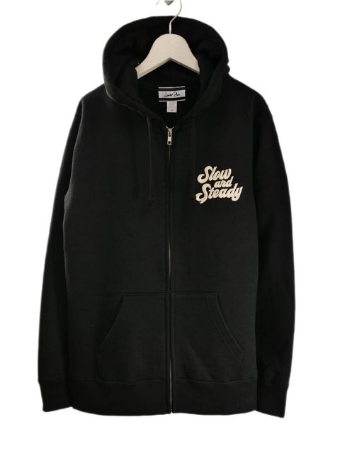 【オリジナル商品 】ヘビーオンス / 裏起毛ジップパーカー / 立体刺繍 / 12オンス /  コットン100％