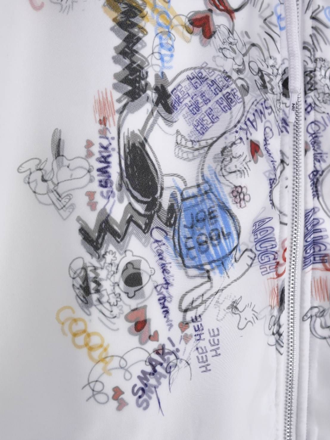 【スヌーピーシリーズ】 TR-102 / PEANUTS / SNOOPY / ライセンス商品 / 3Dアート / スヌーピーパーカー / WHITE / UNISEX