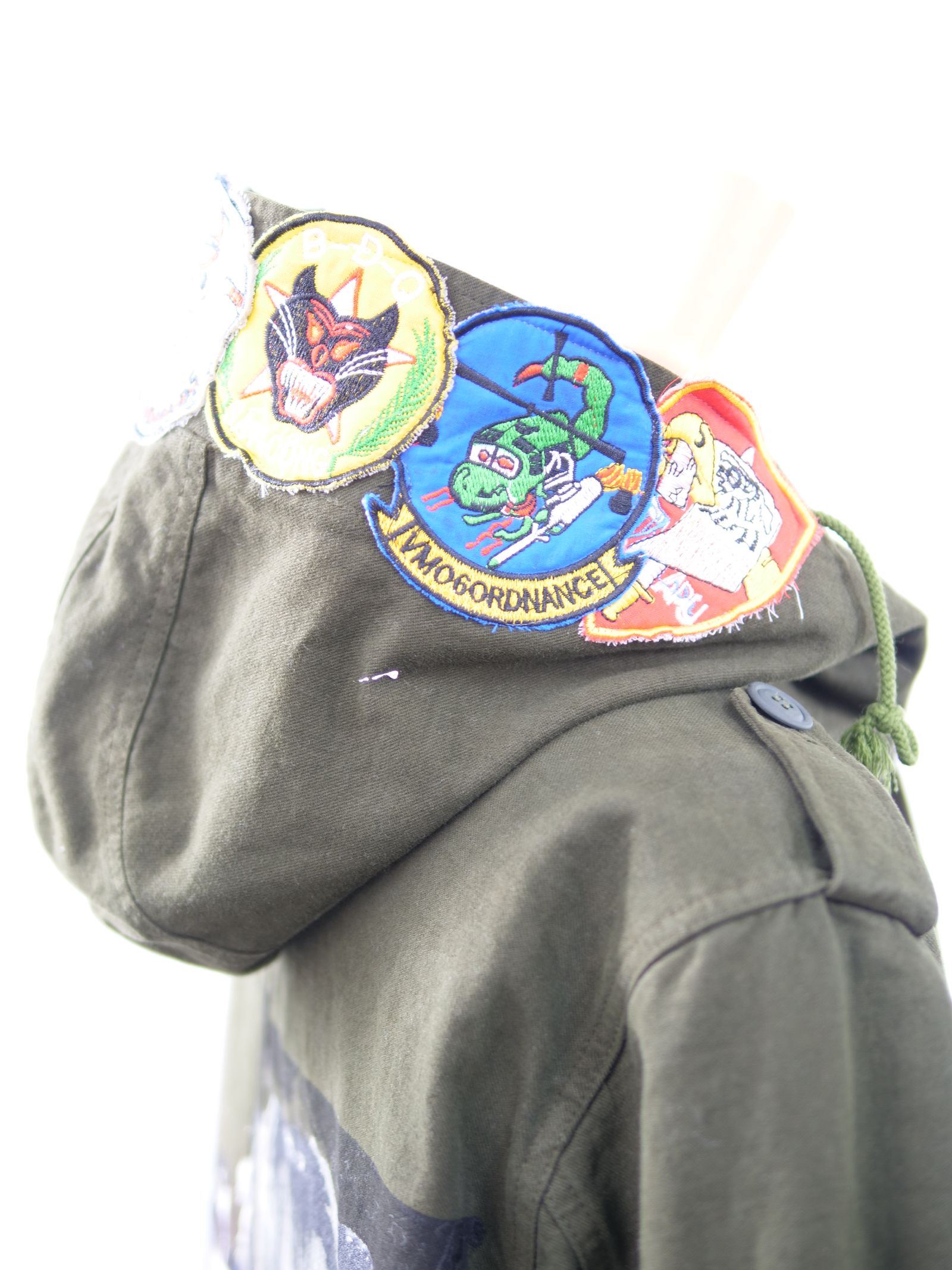 ONE820 / MODSCOAT / UNISEX / ユニセックス / ヴィンテージカーキ / ハンドメイド / タイダイ染め / 手染めモッズコート / HAND MADE / アートブランド