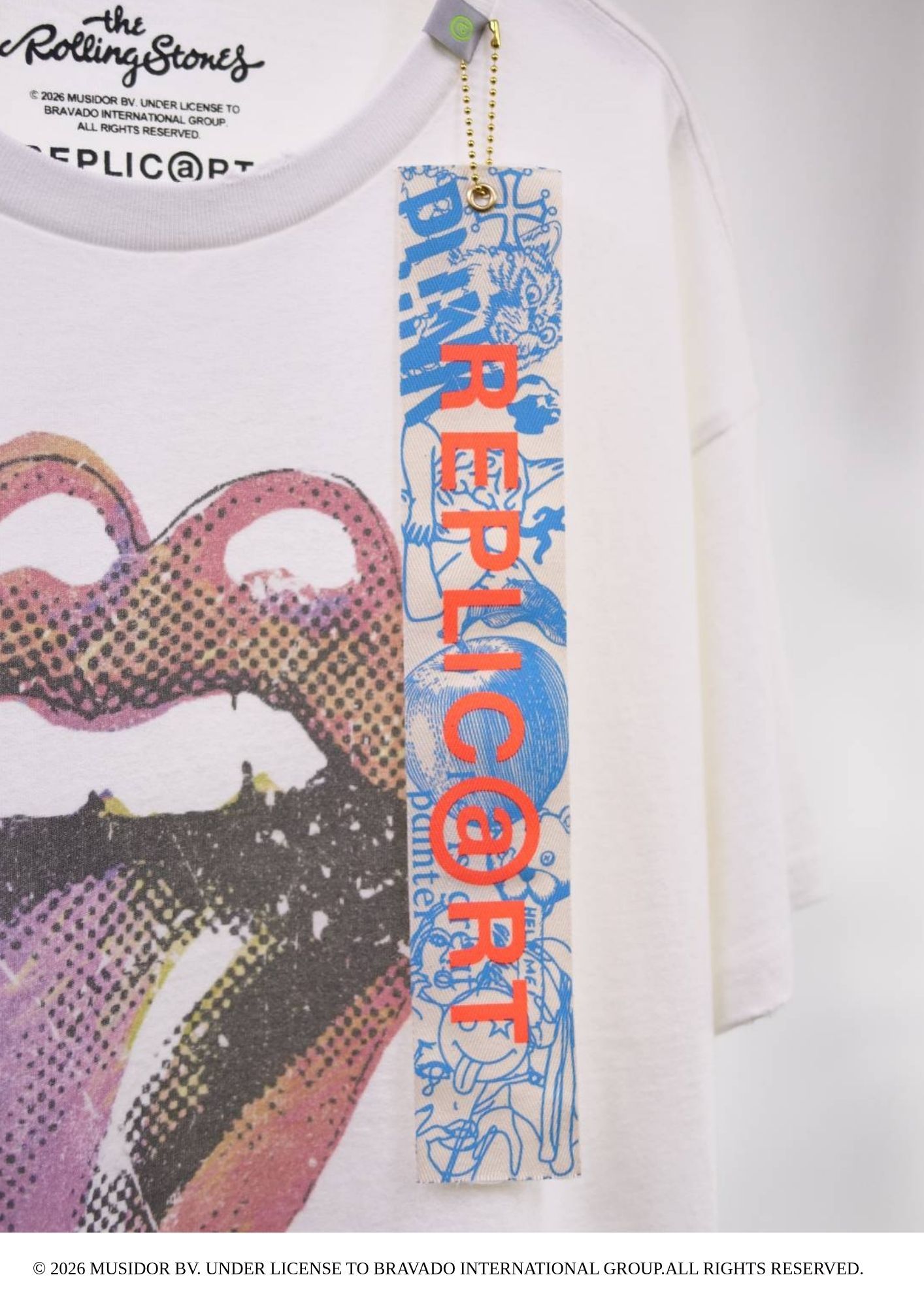【ローリングストーンズ】 RP-RS-001 / The Rolling Stone Tシャツ / WHITE / ユニセックス