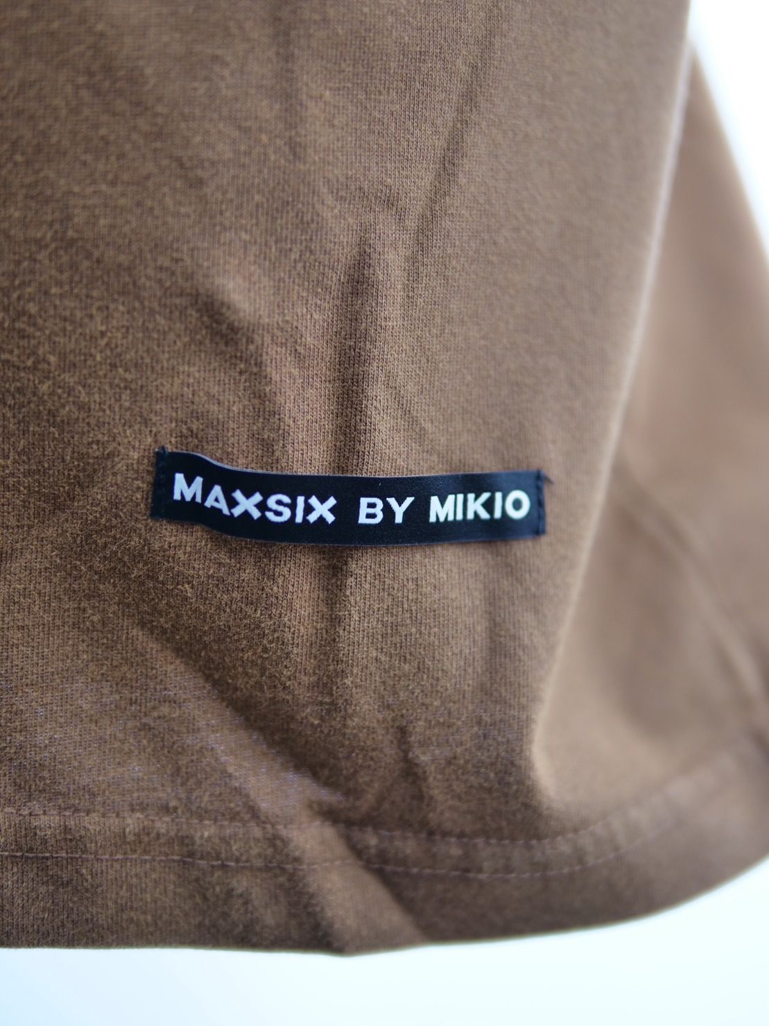 【maxsix x Trick Or Chic】 オーバーサイズTシャツ / ビンテージブラウン / アートTシャツ / オールジェンダー / ユニセックス /