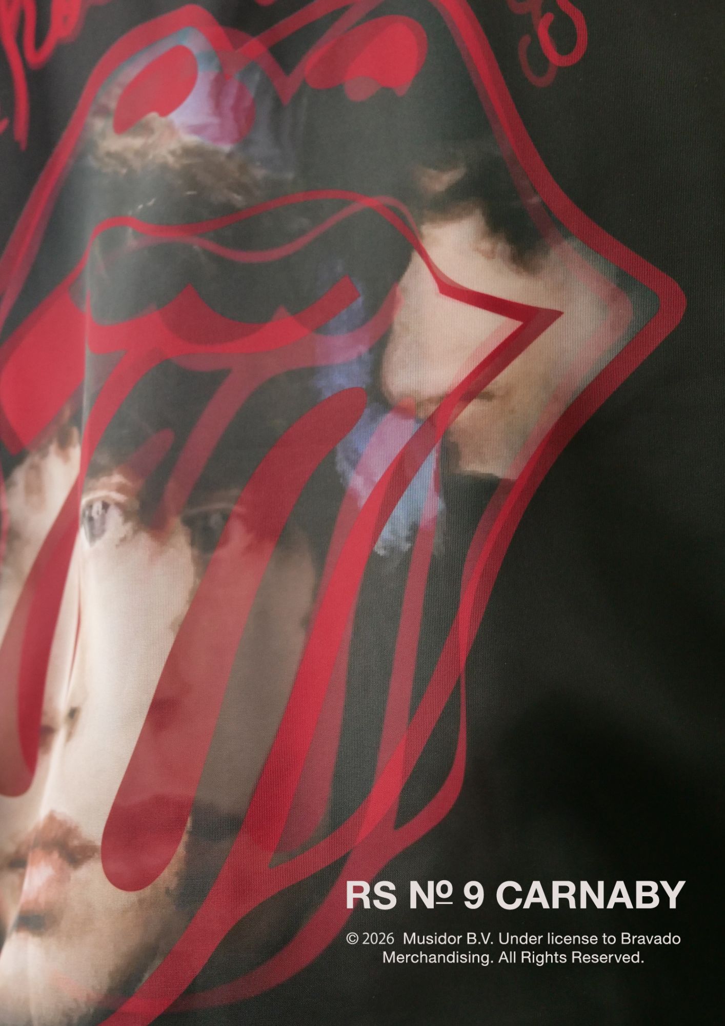 【The Rolling Stones×TRIPPY MIKIO ART】TR-158 / 3DTシャツ / BLACK / ロンT / ユニセックス