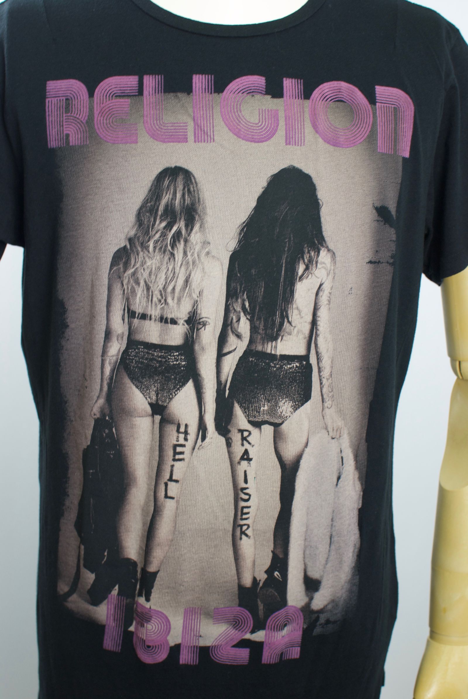 28BHRF30/ 日本未発売 /ロックガールTシャツ/アーティスト着用ブランド / コットンジャージー