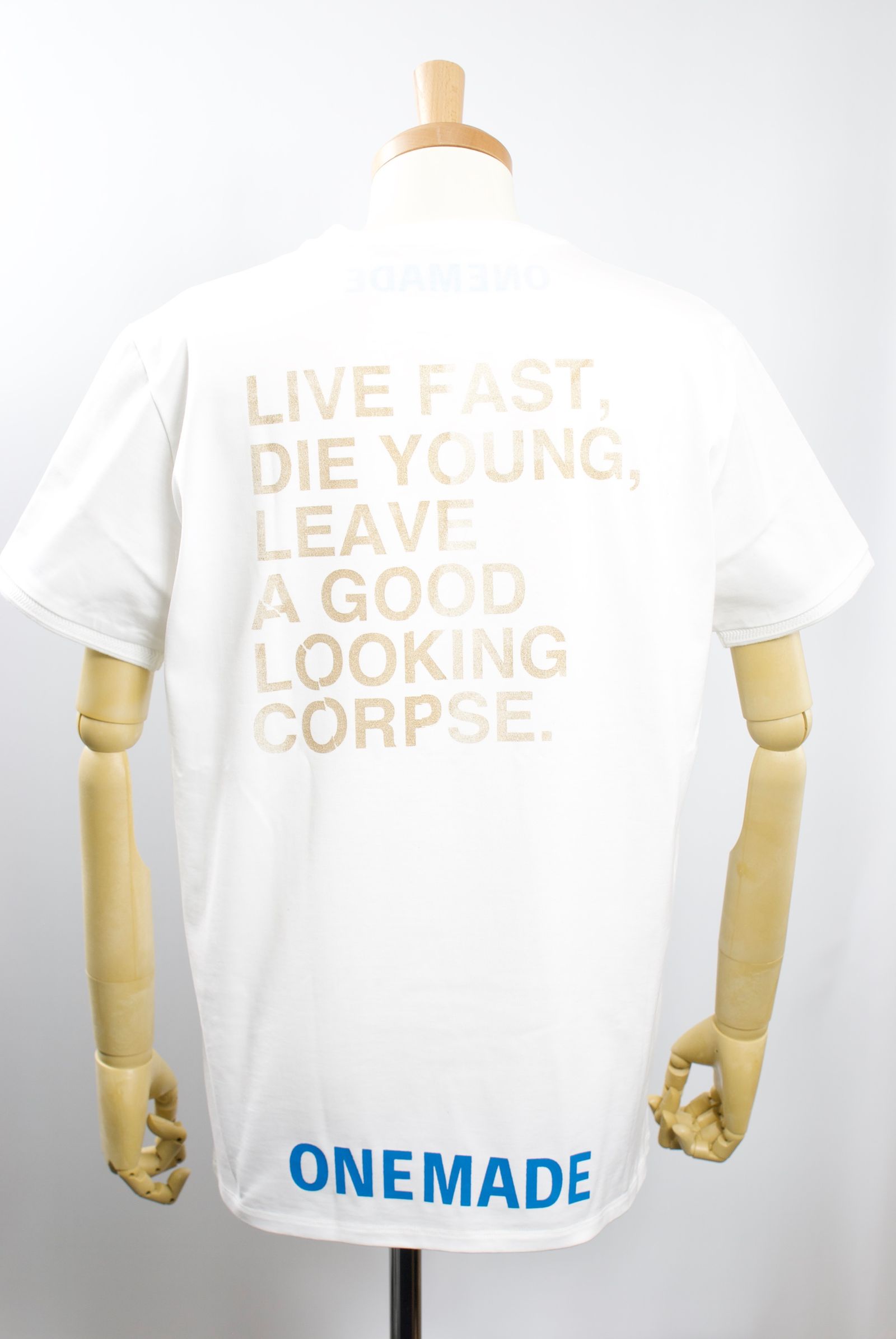 ONE-694 ZULUCKY 48サイズ / ハンドメイド / LANDER BLUE 別注モデル  / 1点もの /アートTシャツ