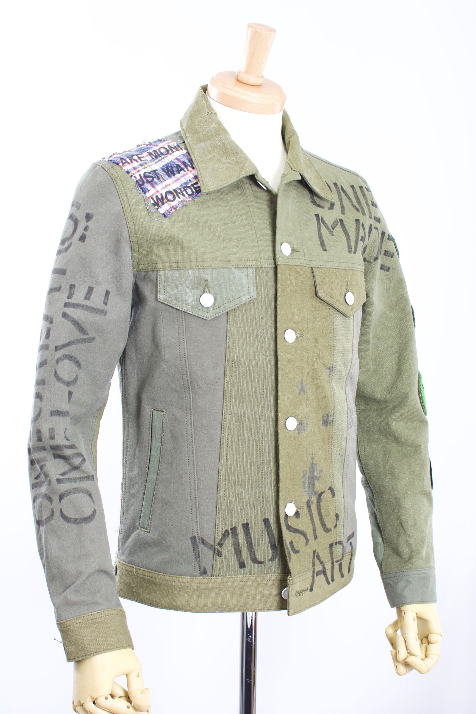 ONE-562 REBUILD JACKET / 1点物(M相当) / FRANCH ARMY DUFFLE BAG / ハンドメイド