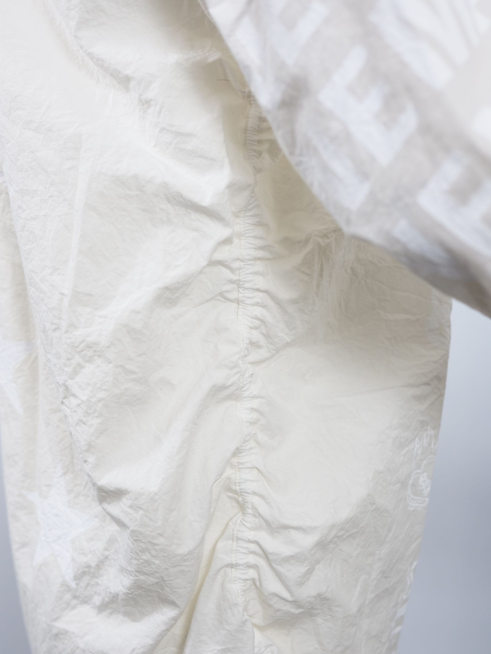 ONE-743 MILITARY SHIRTS / ホワイト / 麻混シャツ / ハンドメイドブランド/ 日本製