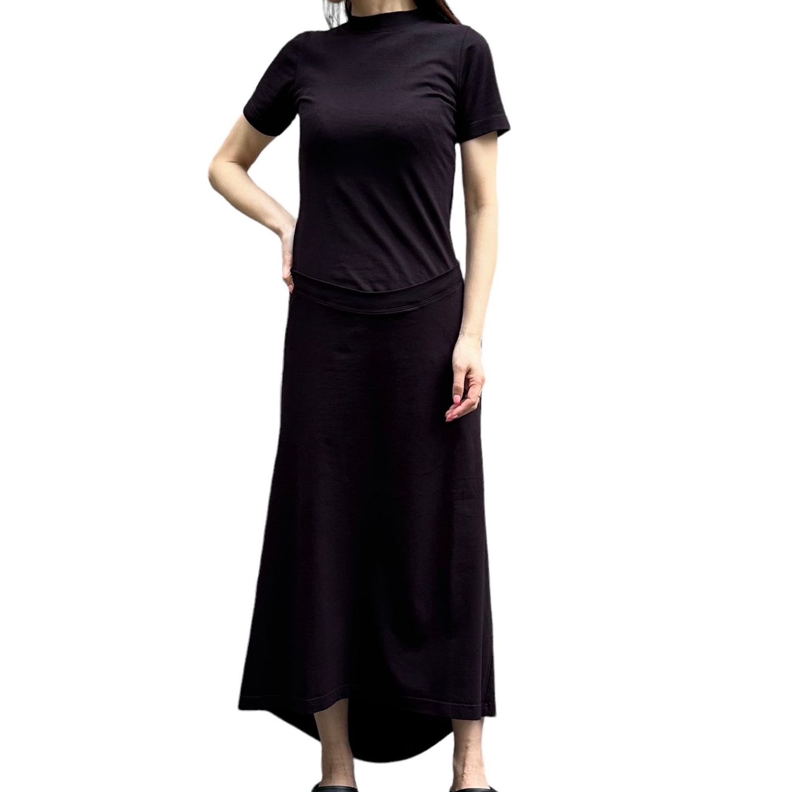 【BALENCIAGA】フィッテッド Tシャツドレス★ブラック BALENCIAGA 】 フィッテッド Tシャツドレス T-shirt Dress