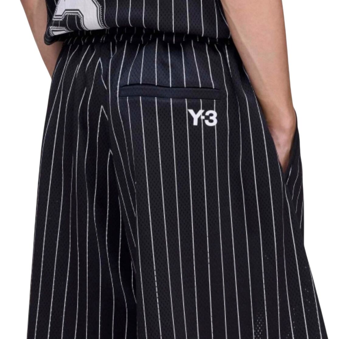 Y-3 MESH PINSTRIPE SHORTS/2026SS NEW