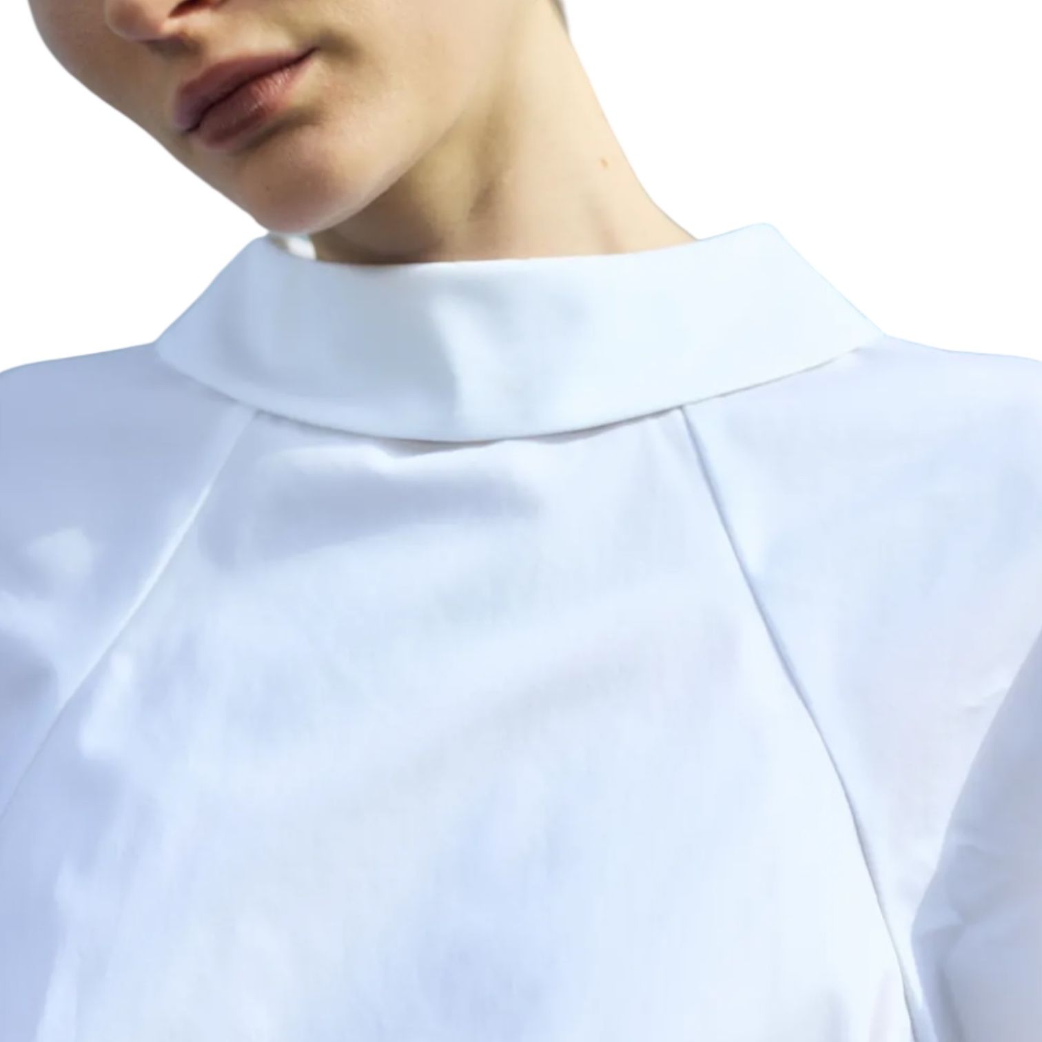 HIGH-NECK BLOUSE ハイネックブラウス / ホワイト / 2025AW new