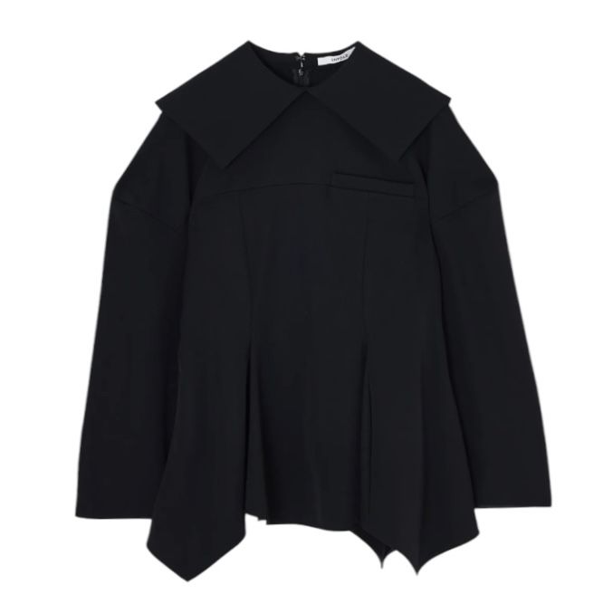ENFOLD - エンフォルド 23SS TWO WAY COLLAR BLOUSE ブラウスの