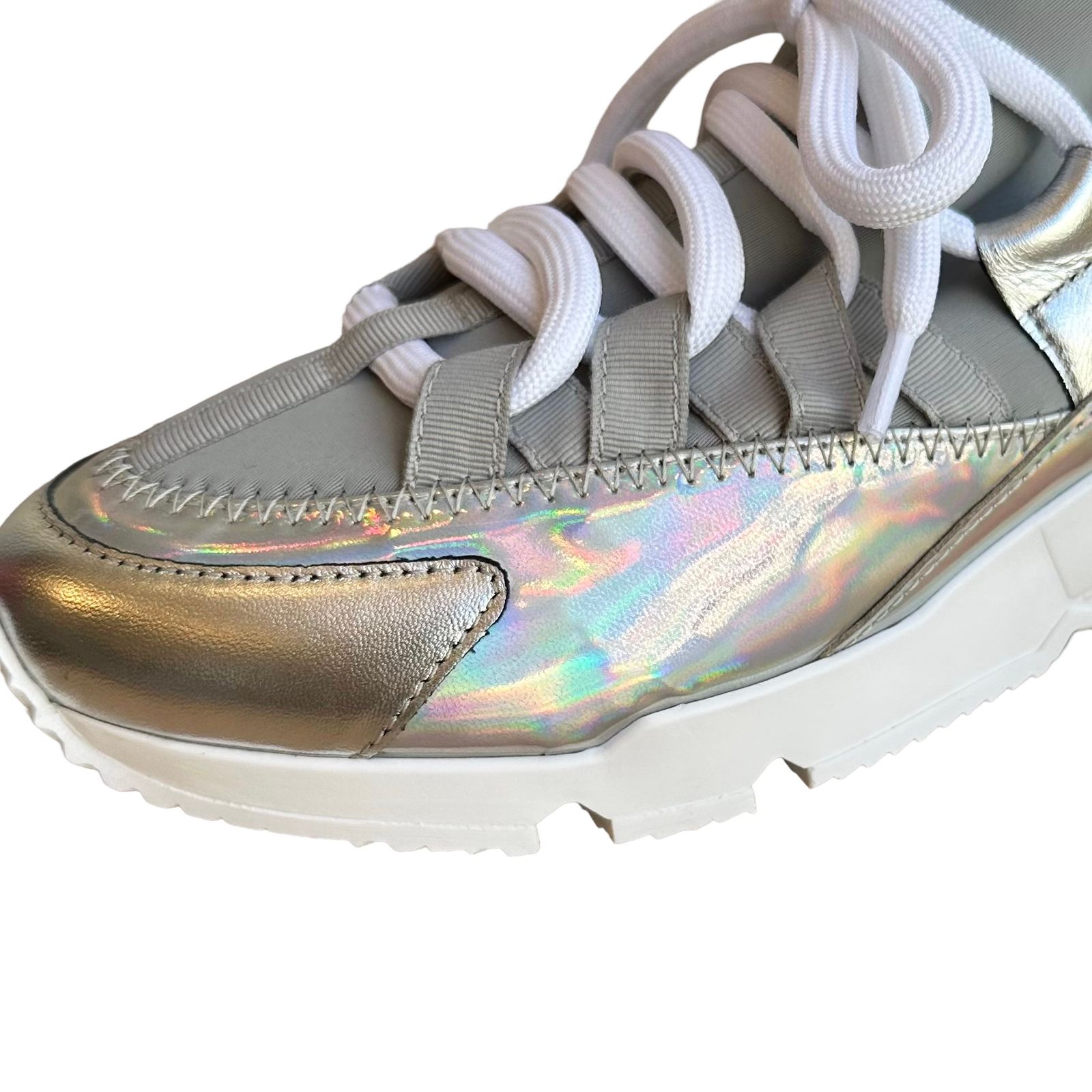 Trick comet sneaker / スニーカー/ トリックコメット / レザー / シルバー / グレー