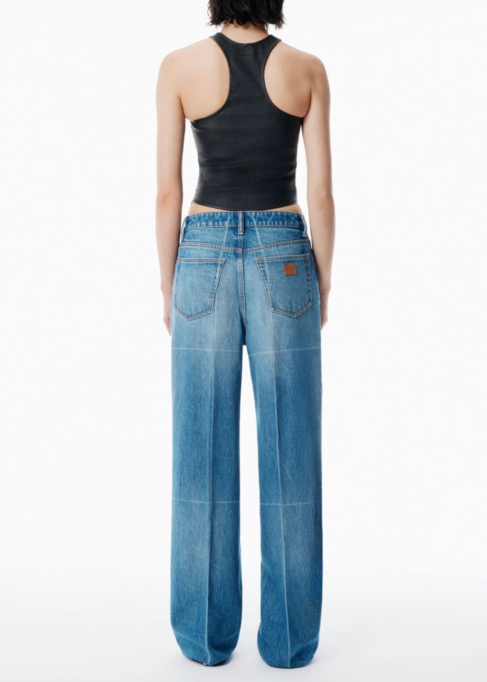 foldline wide straight-leg jean / デニム・ジーンズ / ブルー / 2025aw