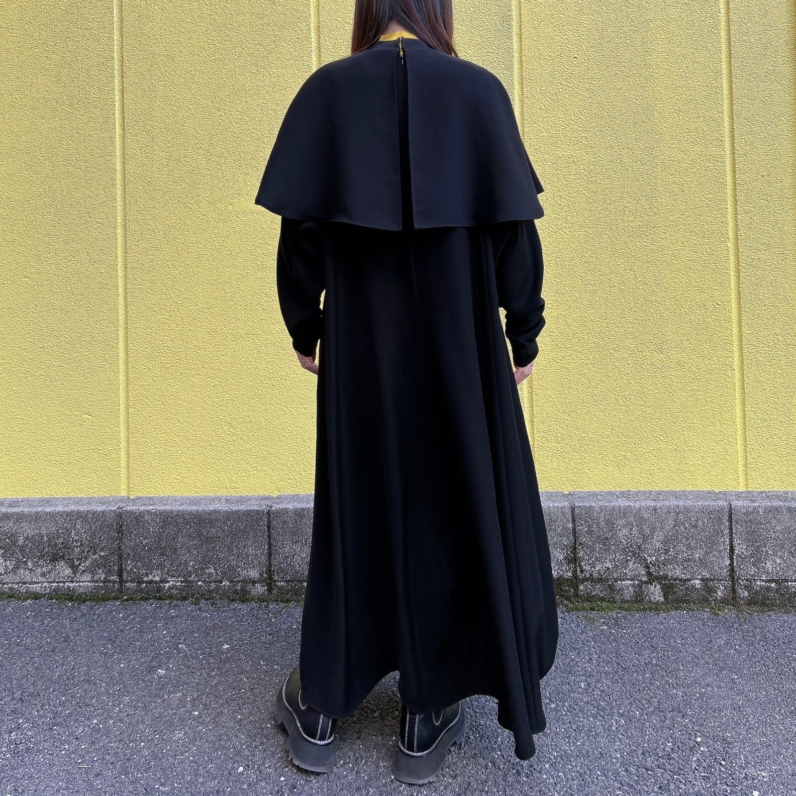 CAPE DRESS / ドレス・ワンピース / ブラック / 2025SS new