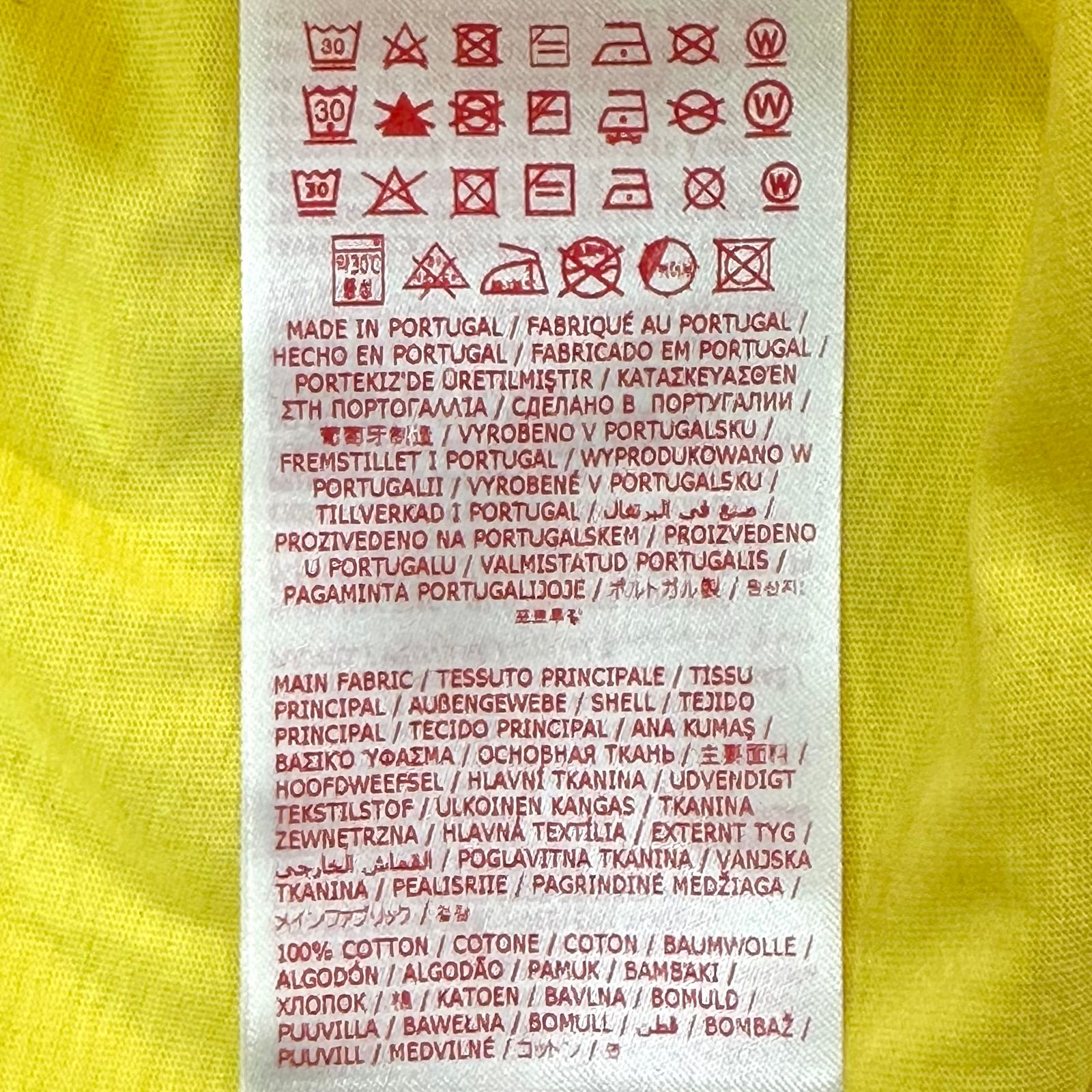 MARNI/ イエロー /クルーネックTシャツ(ボクシーフィット)/ユニセックス