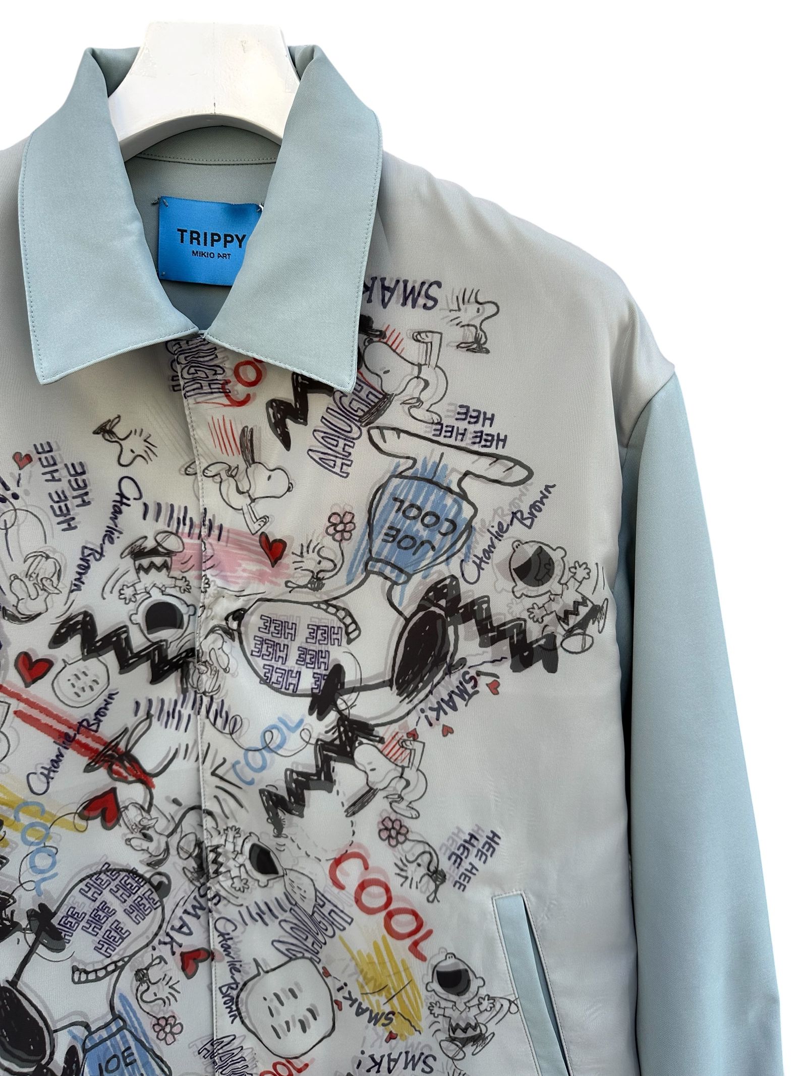 SNOOPY TR-104 3Dコーチジャケット/ スヌーピー/GRAY / 2026SS NEW