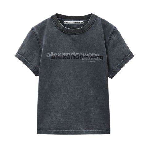 シュランク ディストレスト ロゴTシャツ / ブラック / 25aw new