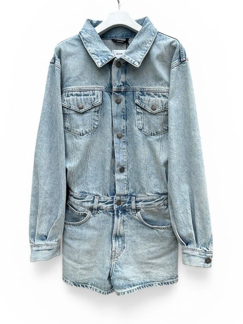 HAIKURE デニム サロペット/ BLUE/ 2026SS NEW
