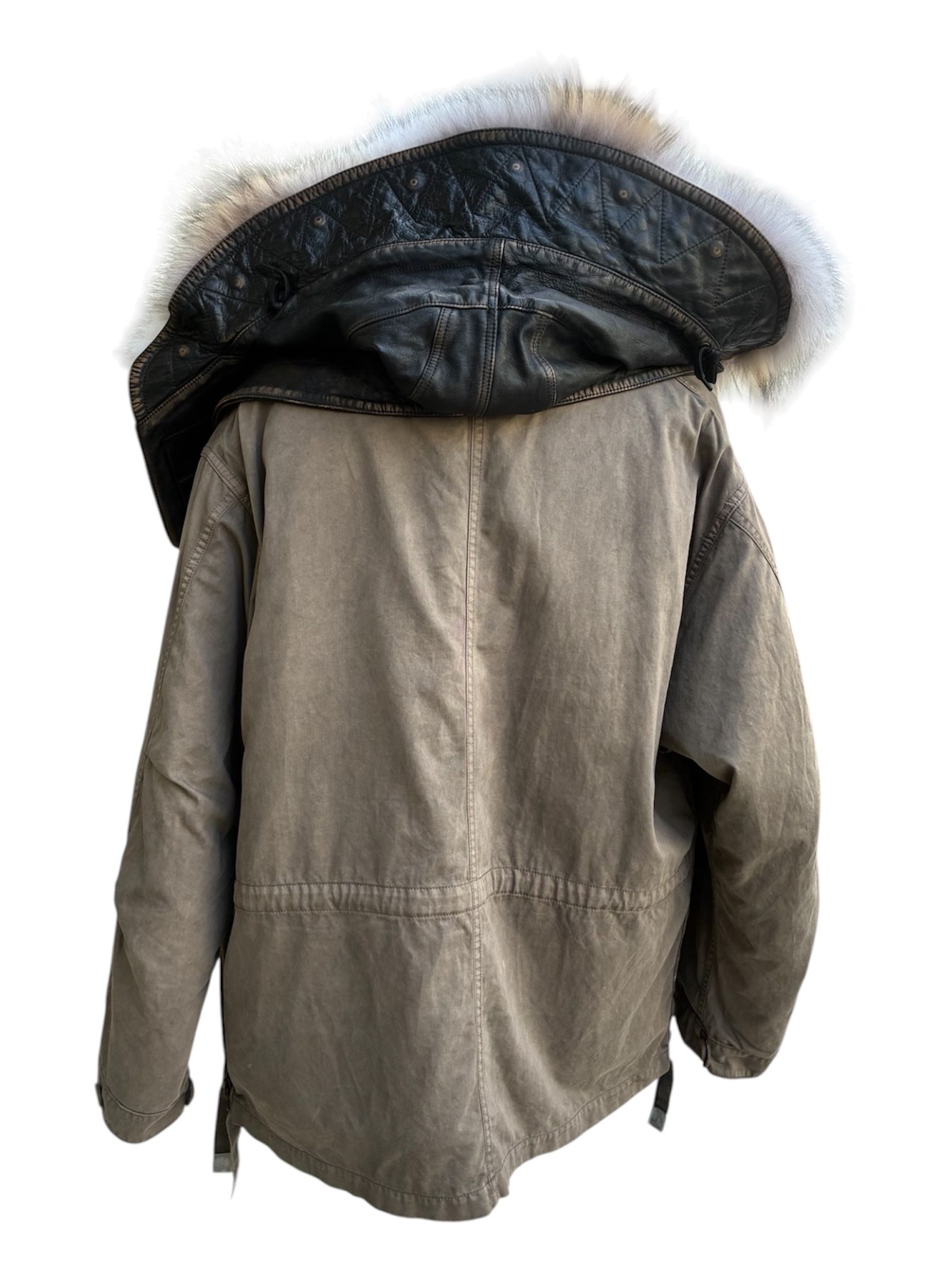 Garment dyed short mods with fur liner / 2026AW / NEW