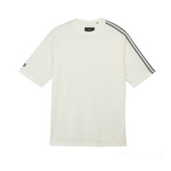 スリーストライプ/ショートスリーブTシャツ/ホワイト/ユニセックス