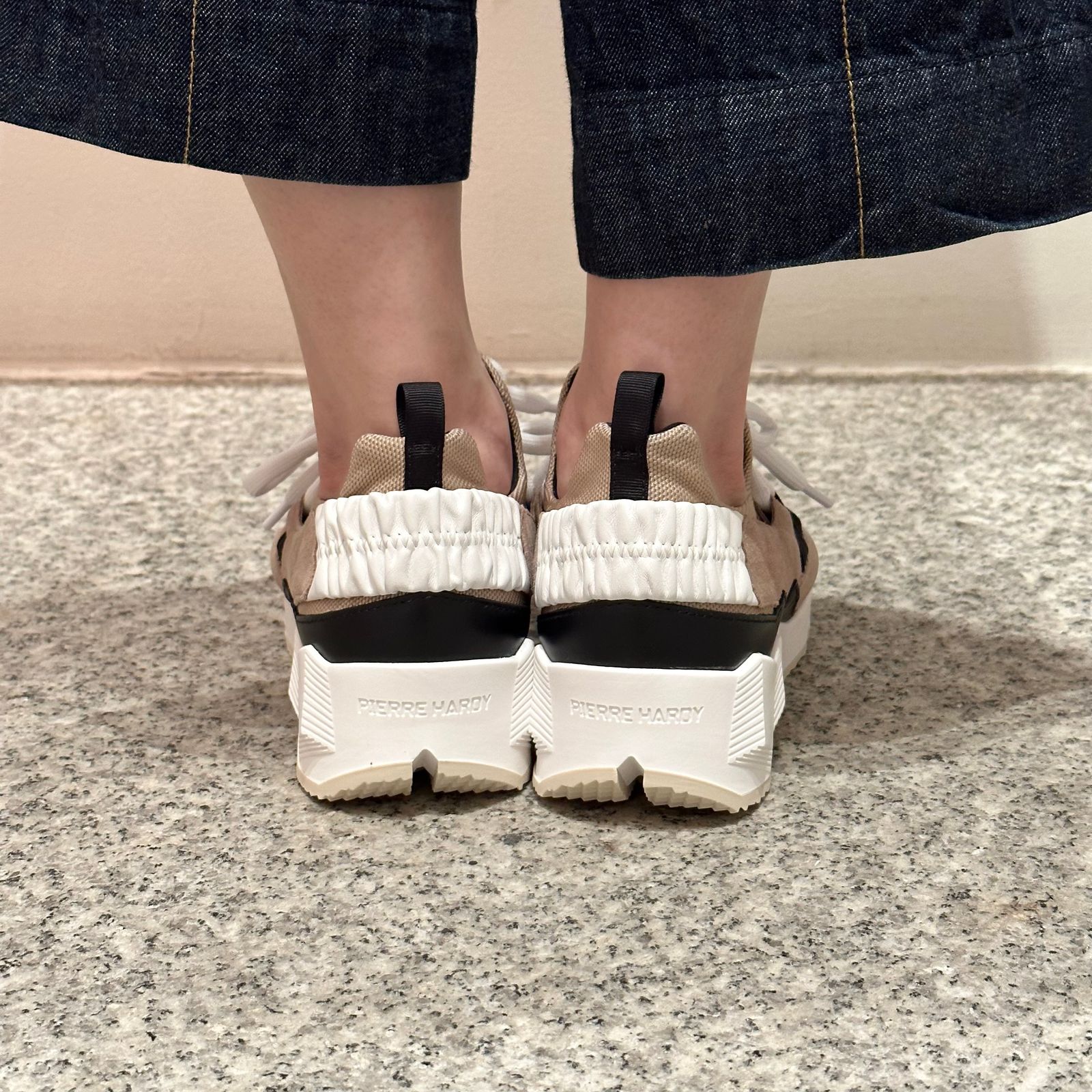 Trick comet sneaker / スニーカー/ トリックコメット / レザー / ホワイト / ヌード
