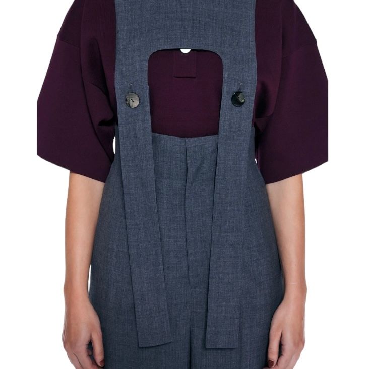 VEST OVER-ALLS / サロペット / グレー / 24AW NEW