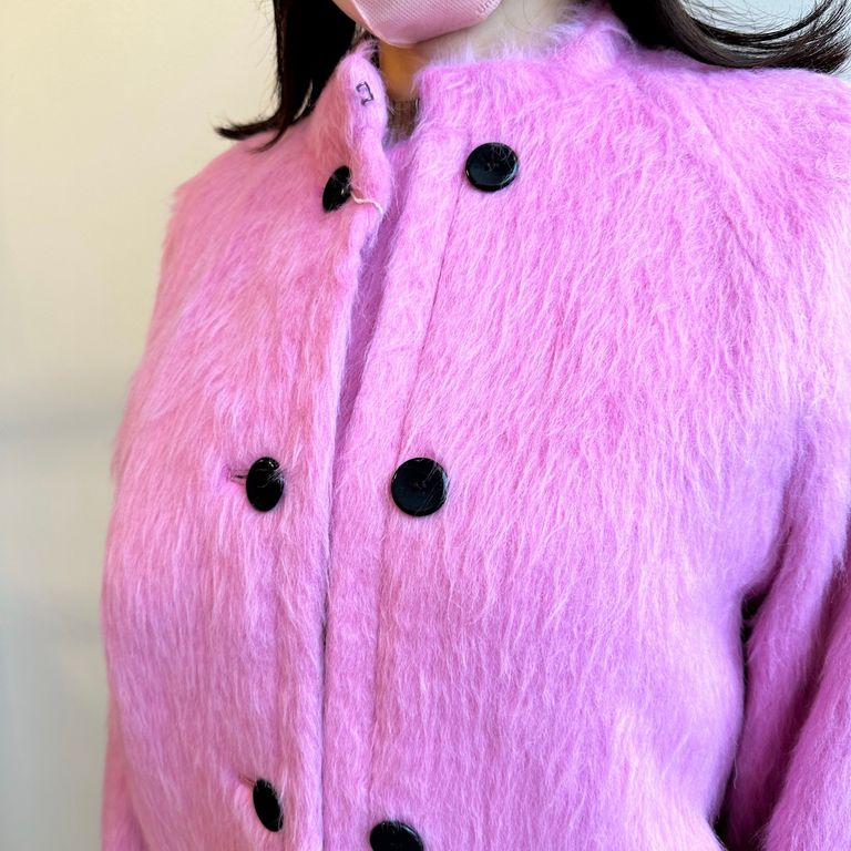 MaxMaraマックスマーラ ファーストライン アルパカコート ピンク36美品  