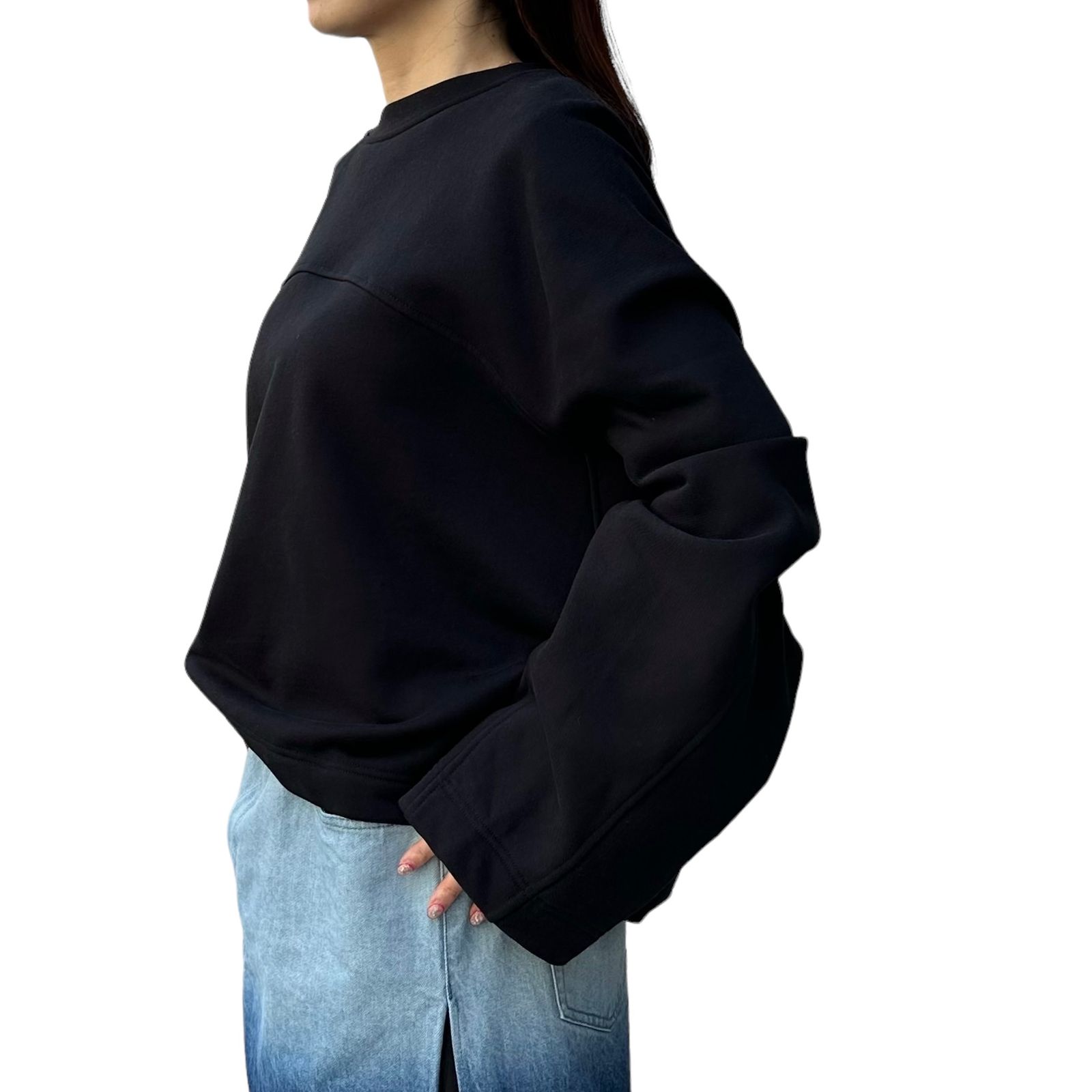 KENA OVERSIZED SWEATER / スウェットシャツ / ブラック / ウィメンズ / 24AW NEW