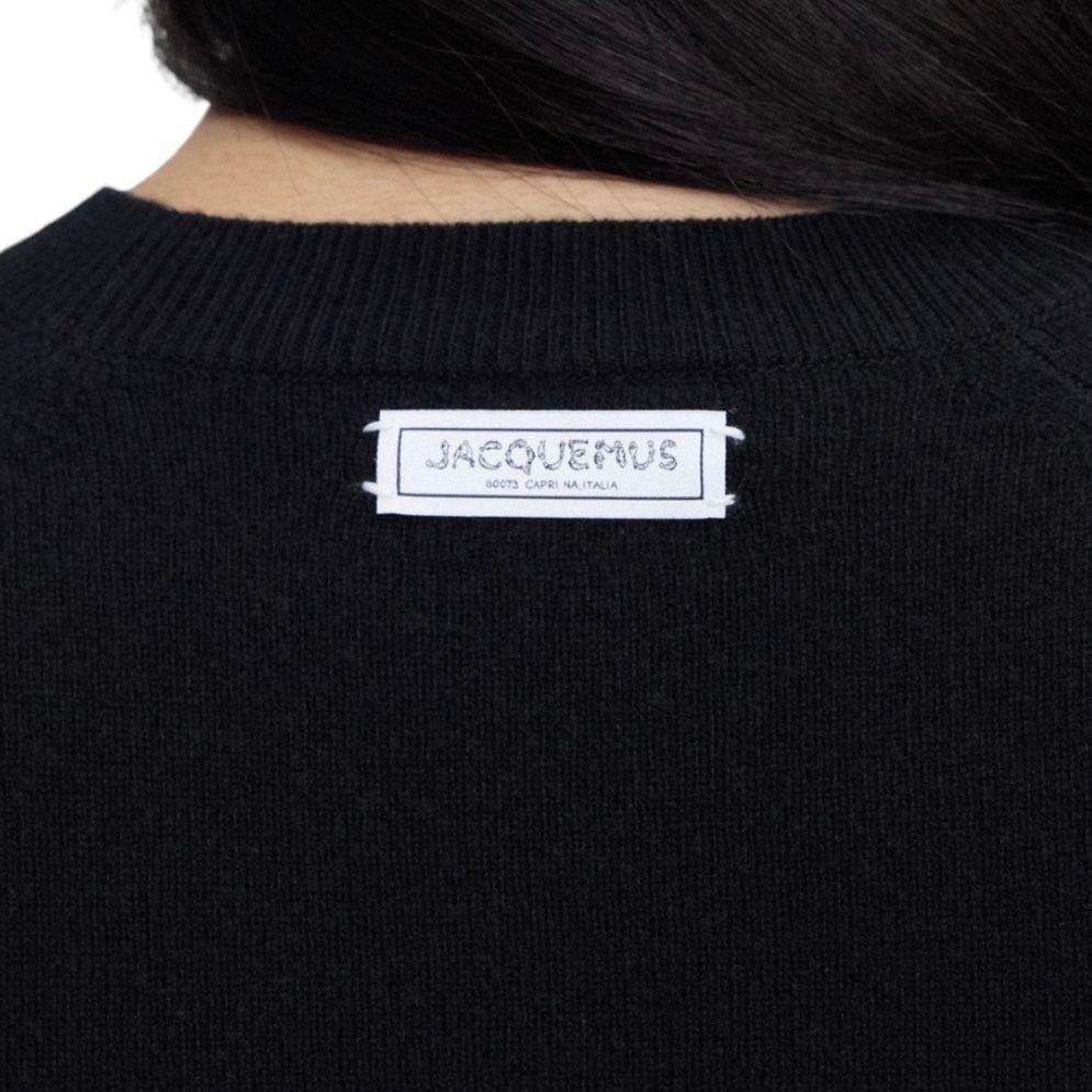 The Soglia knit ソリアニット / カシミアニット / ブラック / 24AW