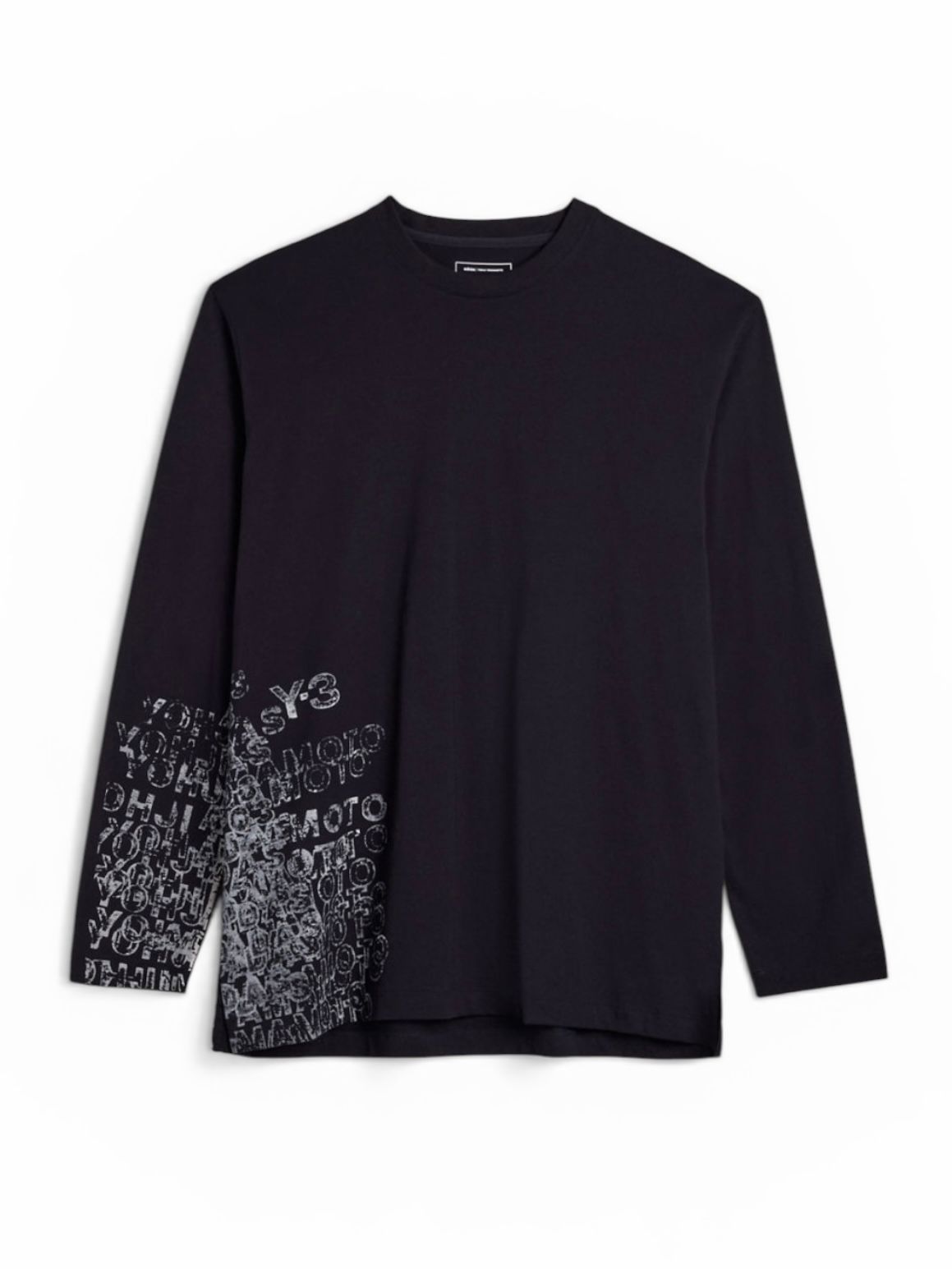 Y-3 PLACED GRAPHIC SHY-3 GFX LONG SLEEVE TEE/ Y-3 グラフィック ロングスリーブ ティー/ BLACK/ 2026SS NEW