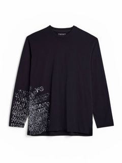 Y-3 PLACED GRAPHIC SHY-3 GFX LONG SLEEVE TEE/ Y-3 グラフィック ロングスリーブ ティー/ BLACK/ 2026SS NEW