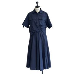 シャツマキシワンピース / ネイビー / 2025SS new