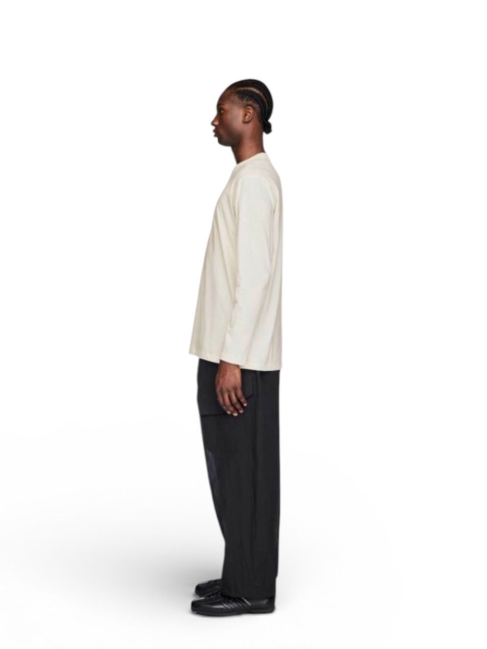 Y-3 PLACED GRAPHIC SHY-3 GFX LONG SLEEVE TEE/ Y-3 グラフィック ロングスリーブ ティー/ WHITE/ 2026SS NEW