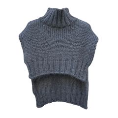 Low gauge mohair snood / ベスト / スヌード / ローゲージニット / モヘア / ダークグレー