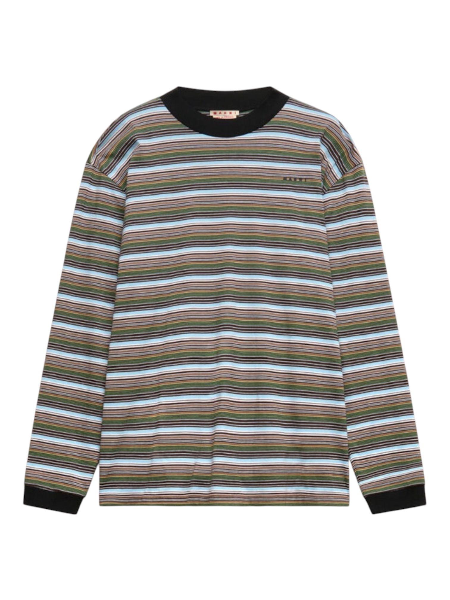 MARNI /マルチカラー ストライプ コットン 長袖Tシャツ /2026 AW /NEW