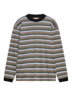 MARNI /マルチカラー ストライプ コットン 長袖Tシャツ /2026 AW /NEW