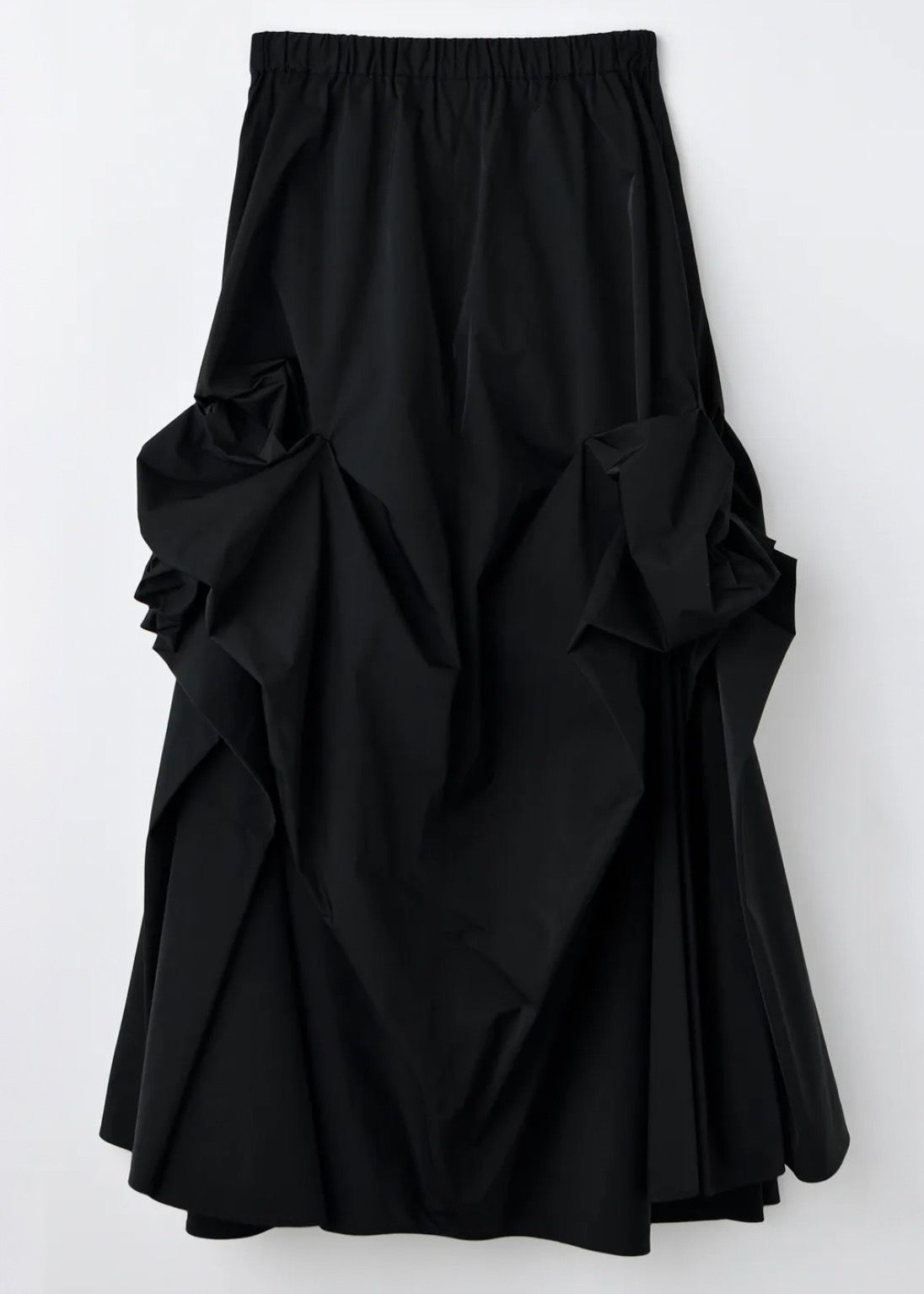 RIBBON TUCK SKIRT / スカート / ブラック / 2025AW new