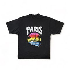 PARIS TROPICAL Tシャツ / ブラック / ユニセックス