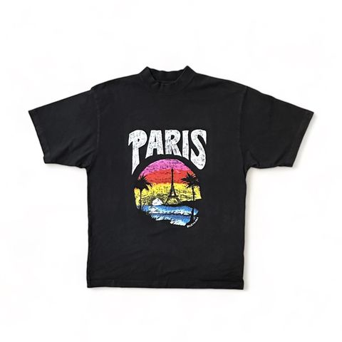 PARIS TROPICAL Tシャツ / ブラック / ユニセックス