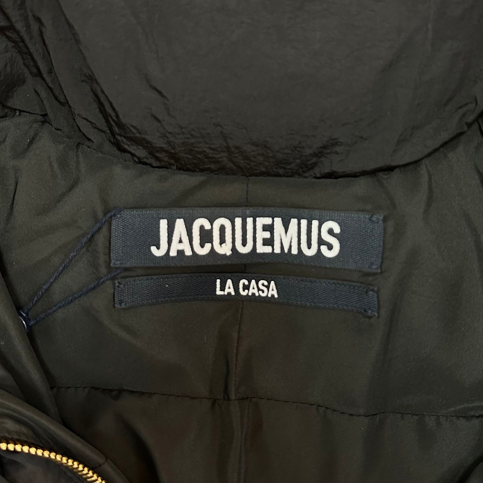 Caraco cropped puffer jacket カラコ クロップドジャケット / 中綿ジャケット / ブラック / 24AW