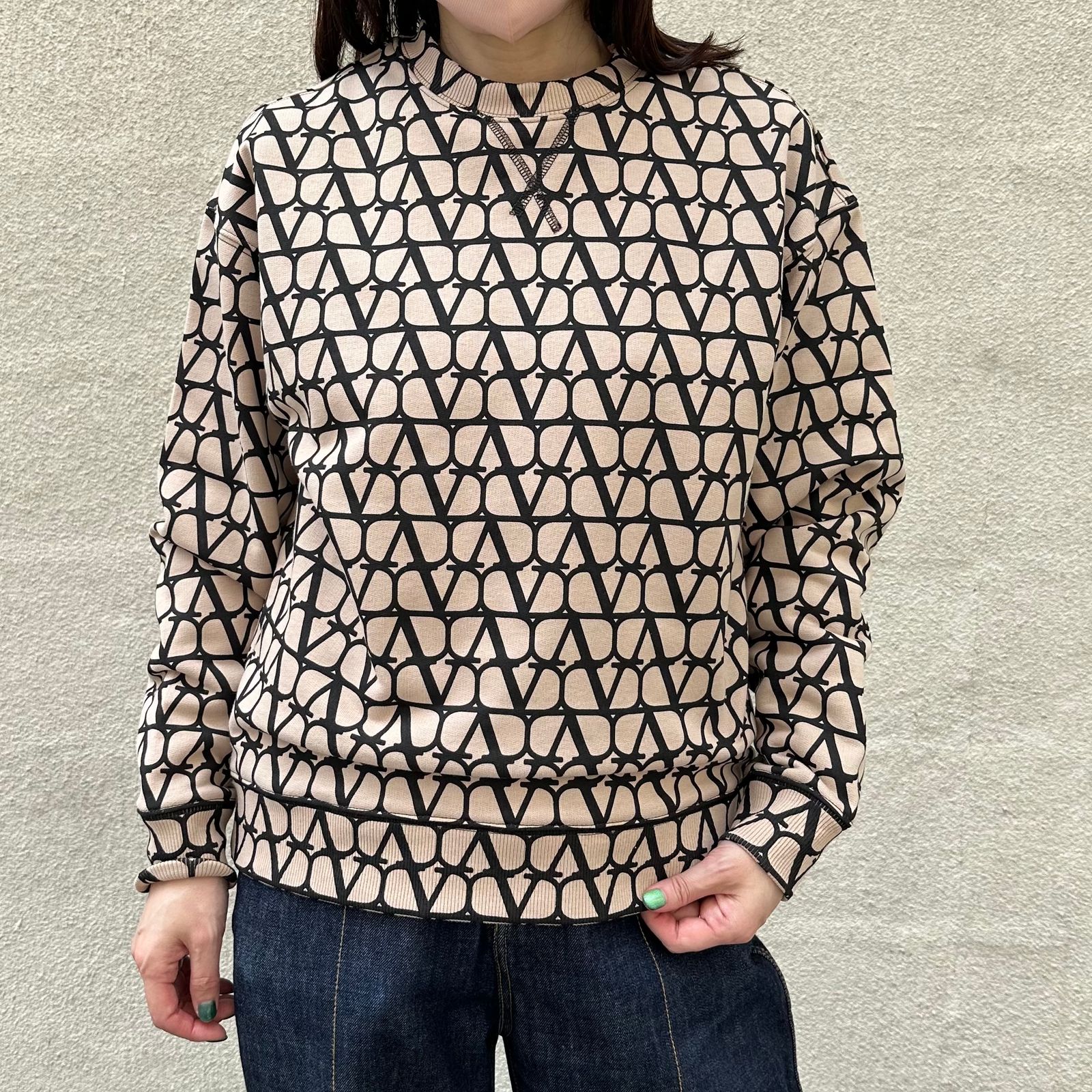 Toile iconographe jersey sweat shirt / スウェットシャツ / レディース / ベージュ