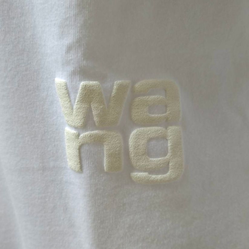 ALEXANDER WANG - コットンジャージー ロゴ ロングスリーブ Tシャツ / ホワイト / ウィメンズ | LATIN EVE