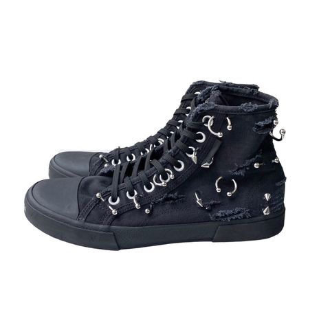 Paris high top sneaker / シューズ / スニーカー / ハイカット / コットン / キャンバス / ブラック