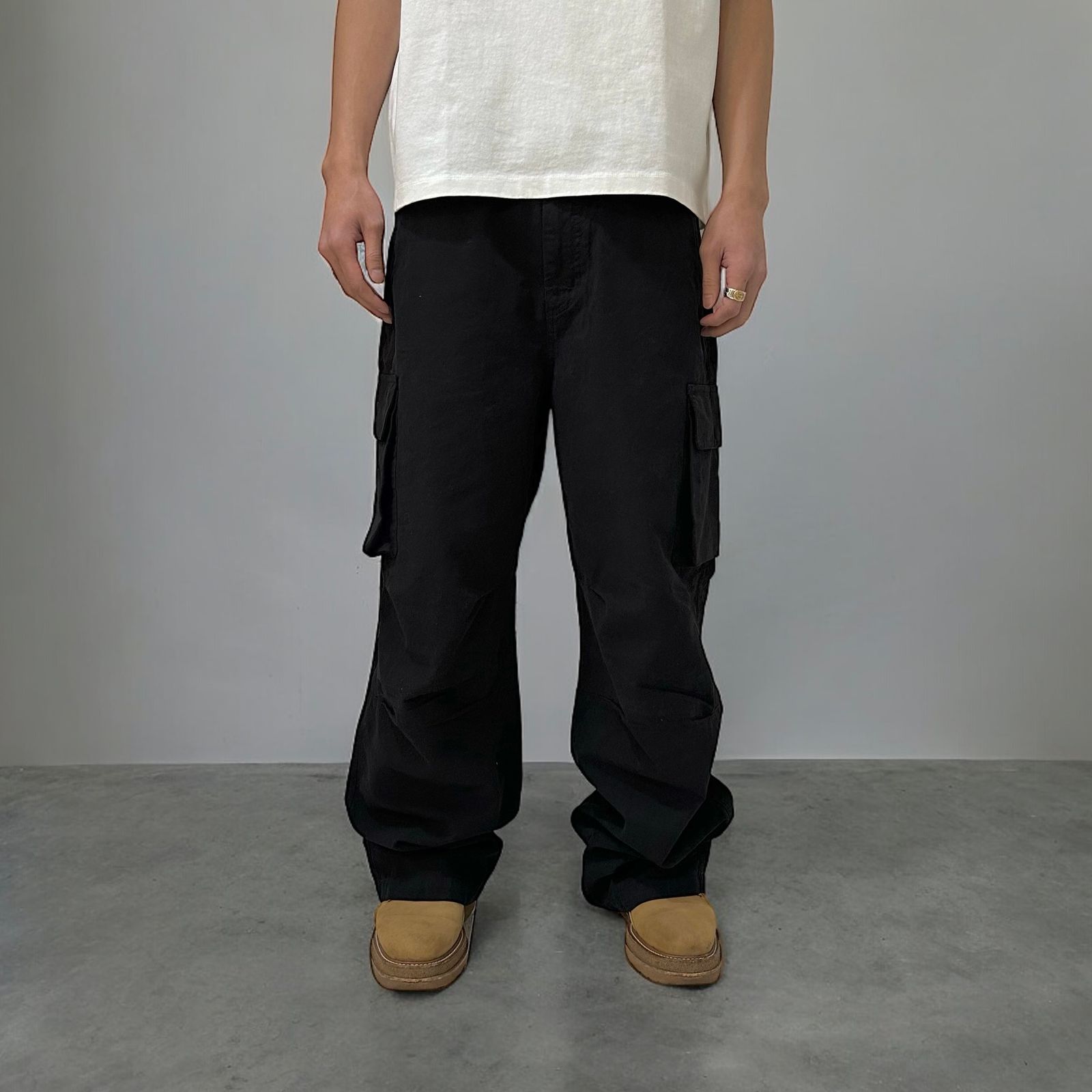 OUR LEGACY - MOUNT CARGO /BLACK CANVAS /カーゴパンツ ...